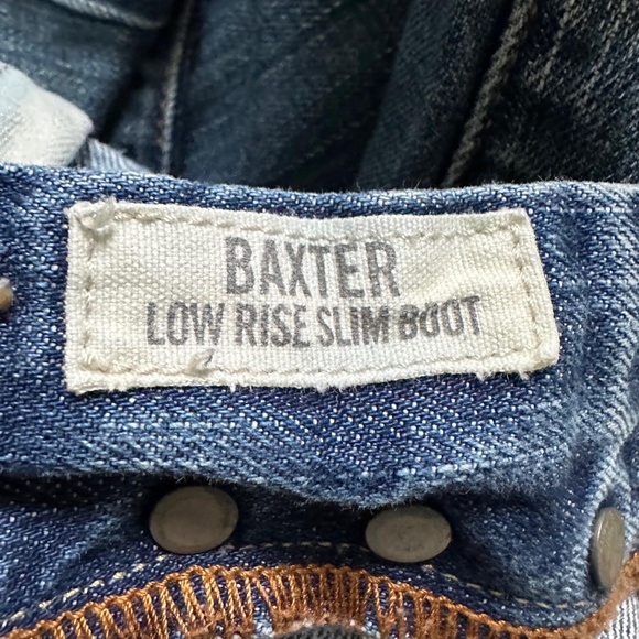 Abercrombie & Fitch Low Rise Slim Boot Button Fly Distressed Jeans Men's 28x30 - Picture 14 of 15